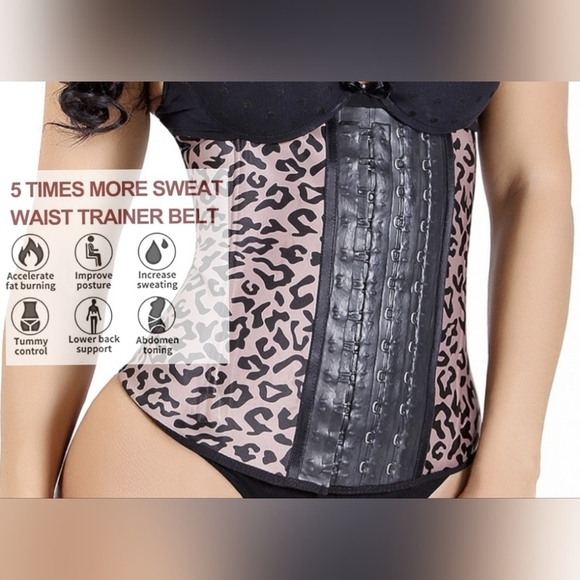Nude Leopard - Waist Trainer - Sz S - Waistline 25.5 to 27in - 4 for $20 Mix&Mat - Picture 1 of 6